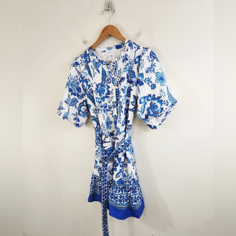 SugarLips Floral Puff Sleeve Dress - Picture 2 of 9